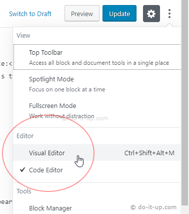 WordPress Search & Replace - The Visual Editor