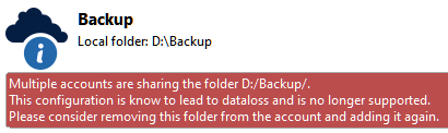 ownCloud - Multiple Accounts are Sharing the Folder - Error Message (Featured Image)