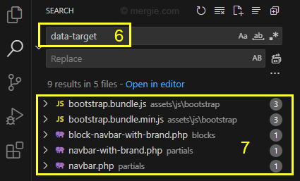 The Hamburger Menu is Not Working - Finding the Data Target Issue (Using Search)